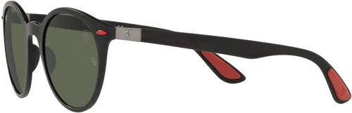 Vista 3 de Ray-Ban RB4296m Scuderia Ferrari Collection - Gafas de sol redondas para hombre