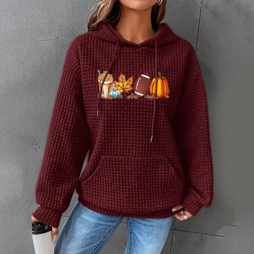 Vista 126 de SHAOBGE Sudaderas con capucha de gran tamaño para mujer, sudaderas con capucha para entrenamiento, suéteres casuales y cómodos trajes de moda