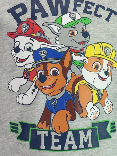 Vista 2 de Paw Patrol Rubble Marshall Chase - Sudadera de vellón para niños pequeños a niños grandes
