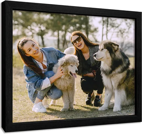 Vista 21 de Impresiones en lienzo personalizadas con tus fotos para mascotas, impresiones de fotos familiares, lienzo personalizado, aleación de aluminio, arte