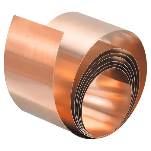 Vista 27 de uxcell Rollo de hoja de cobre, placa 3,280.8 ft m x 16.4 ft m x 1.6 ft m de la hoja del metal