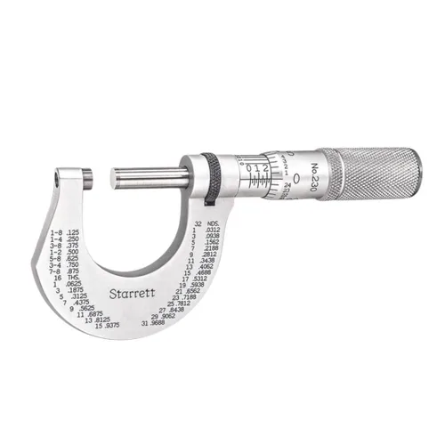 Vista 25 de Starrett Micrómetro digital exterior, rango de 0-1", graduación de .0001