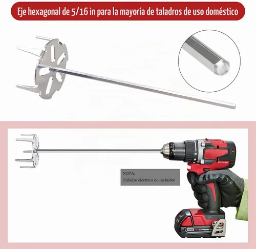 Vista 4 de Herramienta extractora de cerdo de 3 pulgadas, trituradora de cerdo de acero inoxidable 304 utilizada con taladro manual estándar, trituradora
