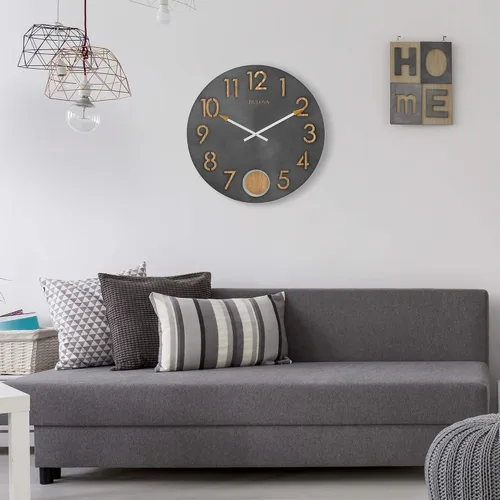 Vista 3 de Bulova Reloj de pared Flatiron C4119