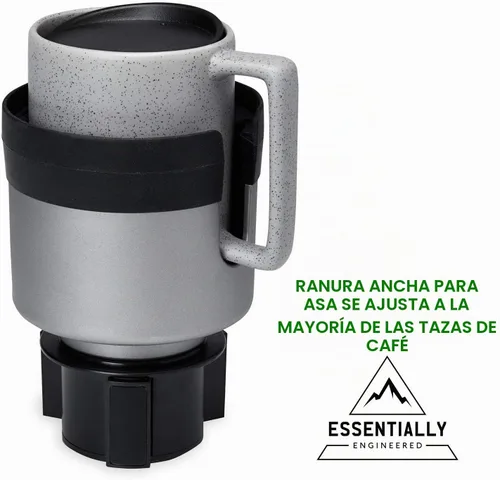 Vista 7 de Integral Silver Hydro Expander - Organizador expansor de vasos para automóvil con base ajustable, pestañas de goma para la mayoría de botellas de 32