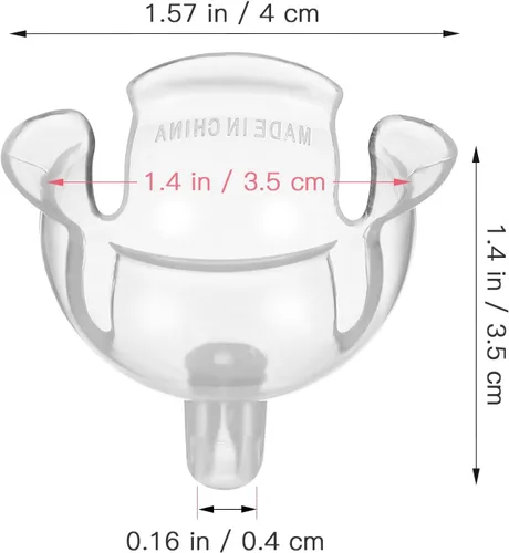 Vista 8 de Beavorty 60 piezas de soporte de chocolate transparente para taza de caramelo, base de ramo de chocolate, bandeja de chocolate redonda de plástico