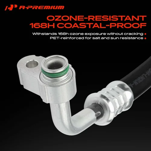 Vista 3 de A-Premium Conjunto de manguera de línea de descarga de A/C compatible