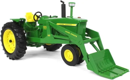 Vista 2 de John Deere Prestige Collection - Tractor a escala 1/16 4010 con cargador 46A