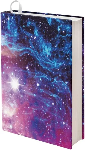 Vista 11 de Cozeyat Fundas de libro a prueba de polvo para amantes de los libros, protector de libro de texto con cinta de 9 x 11 pulgadas, fundas de libro