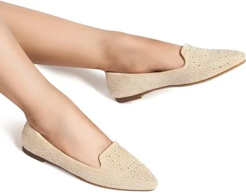 Vista 6 de MUSSHOE Zapatos bajos cómodos sin cordones para mujer