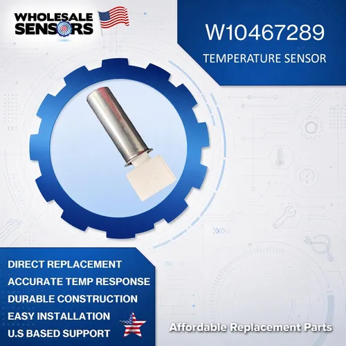 Vista 2 de Reemplazo del sensor de temperatura de la lavadora W10467289 para Whirlpool garantía de 12 meses