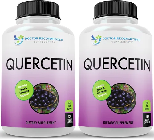 Vista 8 de DOCTOR RECOMMENDED SUPPLEMENTS Quercetina 1000 mg por porción – 120 cápsulas vegetales, suplemento vitamínico, suministro de 60 días