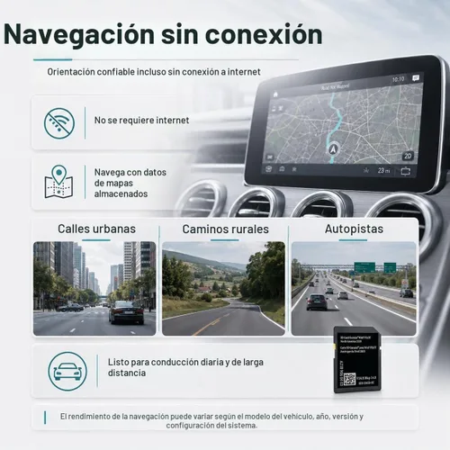 Vista 8 de A2189068403 Nav SD Card para Mercedes-Benz C300 GLC300, para Garmin Map