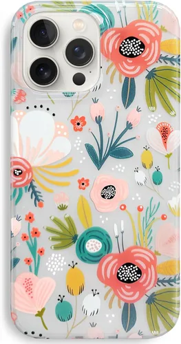 Vista 10 de J.west - Funda compatible con iPhone 15 Pro Max de 6.7 pulgadas, elegante y transparente, con estampado de leopardo y guepardo, diseño nacarado