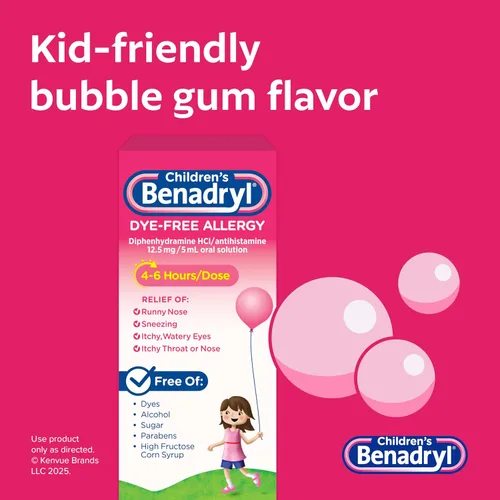 Vista 6 de Anti alérgico Benadryl para niños, 1, 1