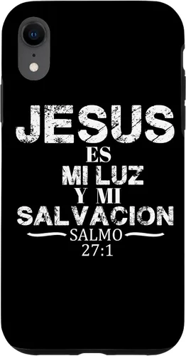 Vista 25 de Salmo Jesus ES Mi Luz Biblia Cristiana - Carcasa para iPhone 17