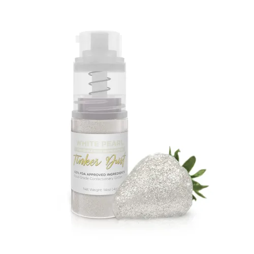 Vista 14 de Bakell - Brillantina Negra Tinker Dust (4g, 1x Mini Bomba de Pulverización) Brillantina Comestible para Alimentos, Postres y Bebidas! Negro