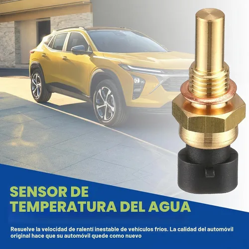 Vista 6 de 1 paquete de sensor de temperatura del motor del coche con enchufe, sensor de temperatura ECT de metal duradero para vehículos, piezas de reemplazo