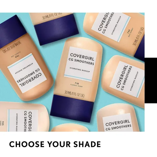Vista 8 de Maquillaje líquido CoverGirl Smoothers, 1 onza, Beige clásico