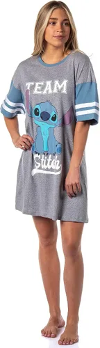 Vista 2 de Disney Lilo & Stitch - Camisa de dormir para mujer, camisón para dormir para adultos