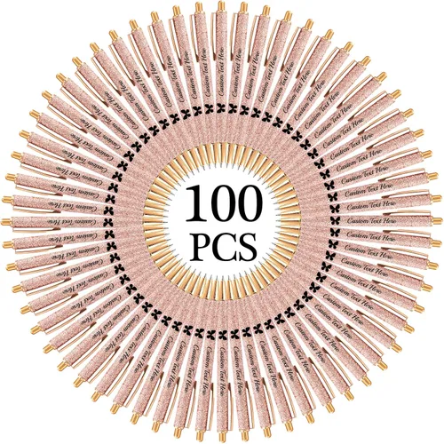 Vista 74 de Aolun 10 bolígrafos personalizados con nombre, bolígrafo retráctil con mensaje de texto para mujeres, enfermeras, escritura, cumpleaños, graduación