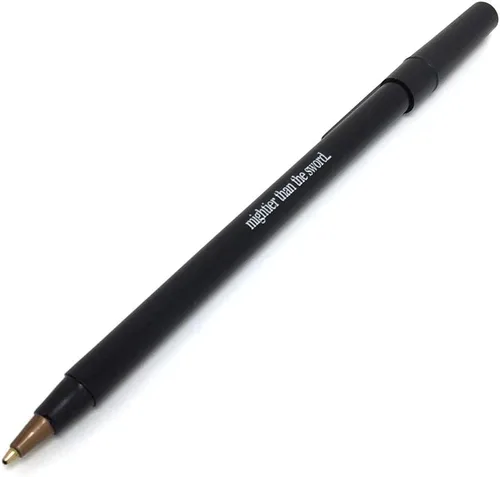 Vista 2 de Misprint Bolígrafos Bolígrafo Tinta Lote al por mayor Pluma negra y tapa (1000)