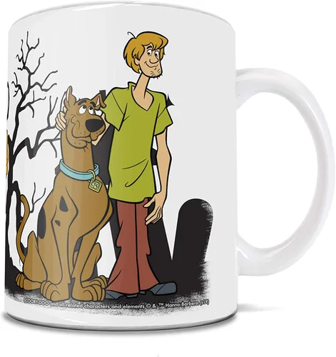 Vista 398 de Trend Setters Friends the Television Show – 25 años – Mercancía oficial – Taza de café o té de cerámica blanca de 11 onzas – perfecta para regalar