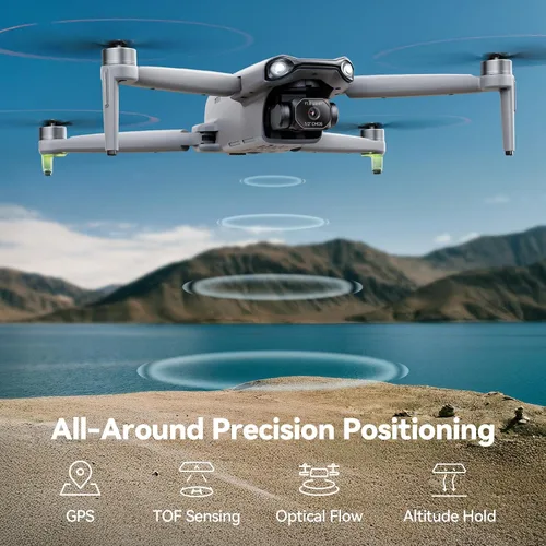 Vista 13 de Ruko F11PRO 2 Plus Drone con cámara de 48MP, foto de 8K, regalo tecnológico Gris