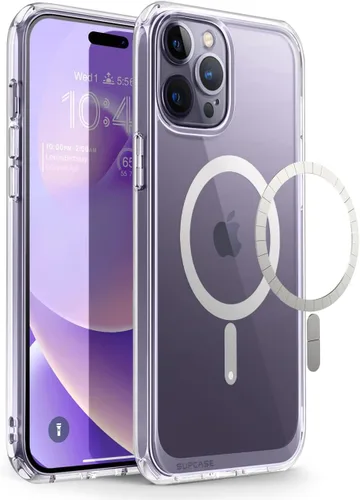 Vista 7 de SUPCASE Funda para iPhone 13 Pro (Unicorn Beetle Mag), [Compatible con MagSafe] [Protección de Grado Militar] Funda Protectora Delgada Transparente