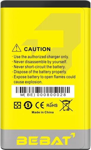 Vista 6 de Batería BL-5C (2 unidades), batería recargable BL-5C de 3.7 V, 1400 mAh, adecuada para radio doméstica, Nokia con protección actual