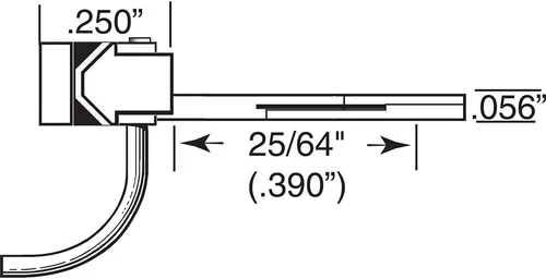 Vista 3 de Ho Bigote Coupler, 25/64" underset (2PR)
