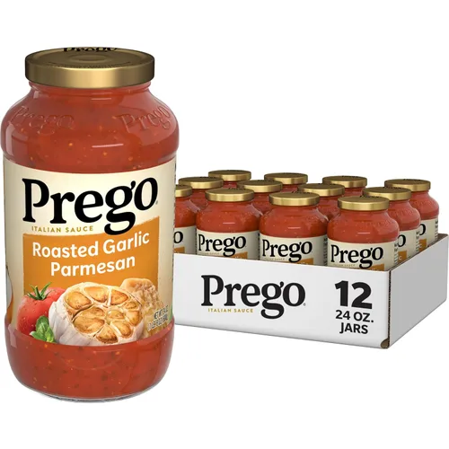 Vista 12 de Prego Salsa de Pasta de Tomate Grueso con Ajo y Cebolla, Frasco de 24 Oz