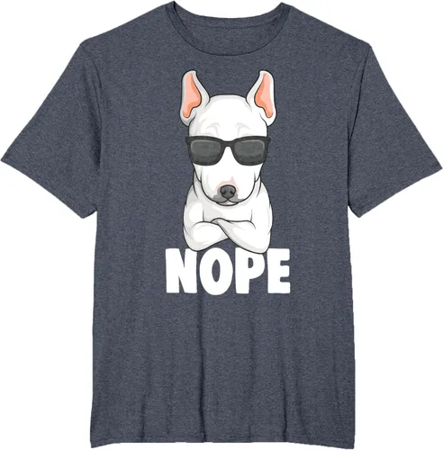 Vista 103 de Camiseta de perro Bull Terrier para niños y mujeres, Negro