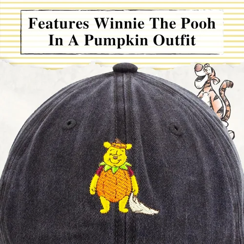Vista 15 de Disney Winnie The Pooh Dad Hat, Adjustable Cotton Baseball Cap with Curved Brim