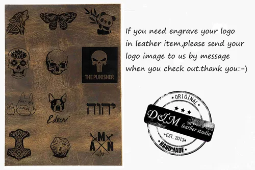Vista 9 de Personalized distressed leather hobonichi techo cover vintage rustic leather hobonichi A5 A6 cousin cover HAX05S
