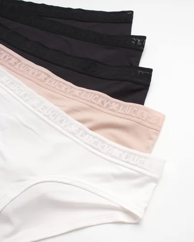 Vista 3 de Lucky Brand Paquete de 10 calzoncillos hipster para mujer