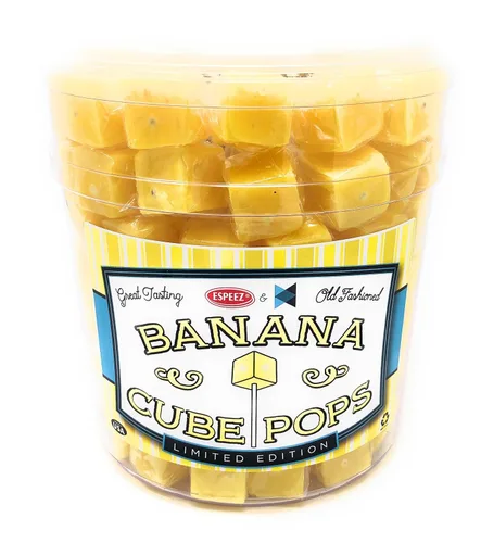 Vista 29 de Chupetas de Caramelo Duro en Cubo: Paquete de Chupetas con Sabor Envueltas Individualmente por Espeez - Paletas Cuadradas de Fiesta Estilo Antiguo