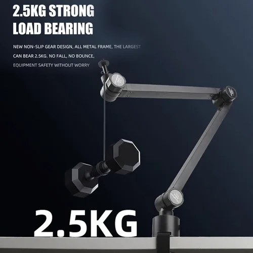 Vista 6 de Soporte de micrófono de escritorio ajustable flexible Brazo del auge del micrófono para el montaje superior del arte de la cocina de la transmisión