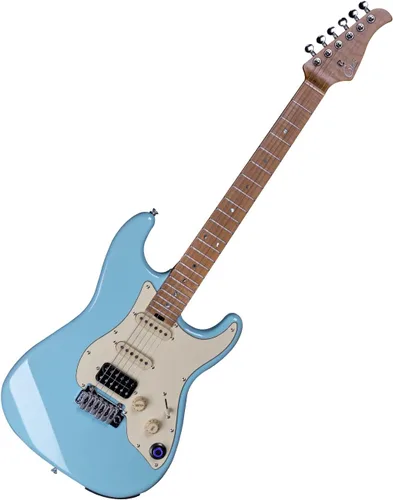 Vista 9 de GTRS P800 - Guitarra eléctrica inteligente de práctica con APP, 16 simulaciones de guitarra, efectos y 12 horas de vida de batería, looper de 80