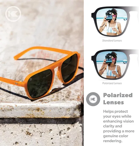 Vista 4 de Knockaround Pacific Palisades - Gafas de sol polarizadas para hombres y mujeres, protección completa UV400