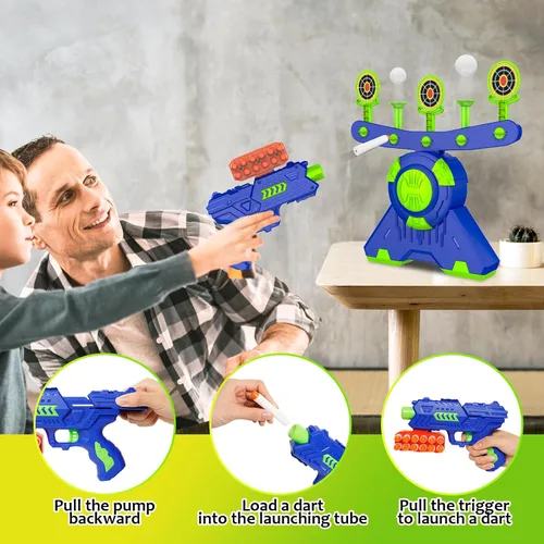 Vista 4 de GMAOPHY Shooting Games - Juguete de regalo para niños de 5, 6, 7, 8, 9, 10 años en adelante, regalo para niños que brillan en la oscuridad, objetivo