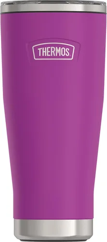 Vista 12 de THERMOS ICON SERIES, vaso de acero inoxidable con cierre deslizante, 18 onzas, carmesí