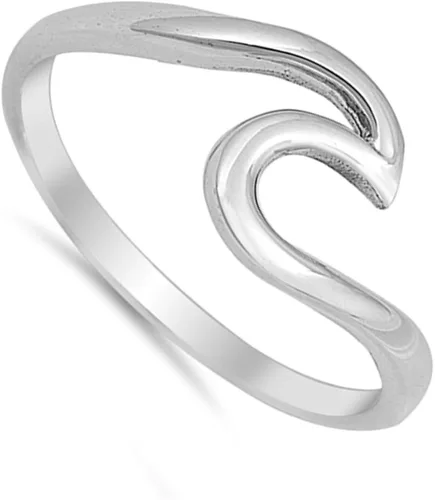 Vista 2 de Anillo de plata de ley disponible en diferentes tonos