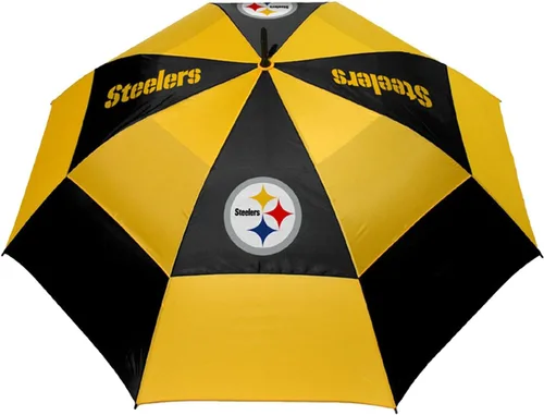Vista 10 de Team Golf NFL San Francisco 49ers - Paraguas de golf de 62 pulgadas con funda protectora, diseño de protección contra el viento de doble toldo
