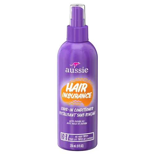 Vista 9 de Aussie Hair Insurance - Acondicionador sin enjuague en aerosol, control del encrespamiento, suavizante con jojoba y algas marinas, tratamiento