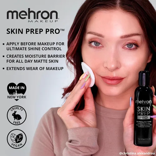 Vista 4 de Tónico Skin Prep Pro de la marca Mehron Makeup