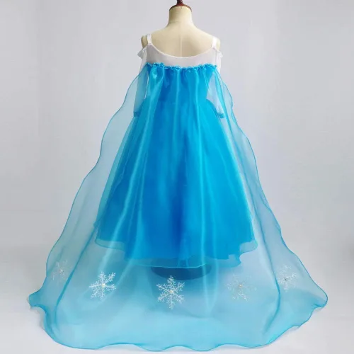 Vista 6 de Disfraz de princesa Cenicienta para niñas vestido de fiesta de cumpleaños Halloween