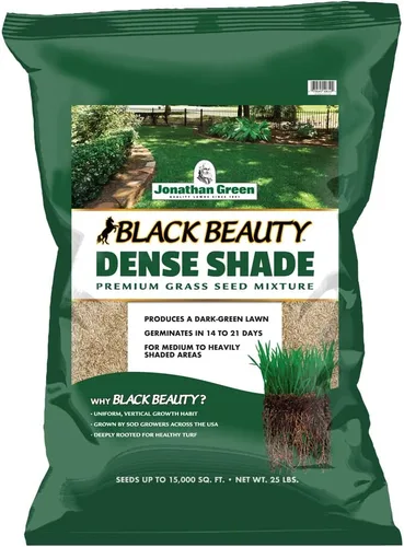 Vista 10 de Jonathan Green (10622) Black Beauty Semilla de Césped de Sombra Densa - Semilla de Césped de Temporada Fría (1 lb) Crece bien en áreas medias a