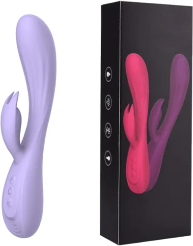 Vista 7 de Vibrador Conejo Vibrador Punto G Consolador para Mujeres Clítoris Doble Vibración Pezón para Adultos Juguetes Sexuales