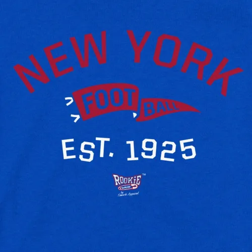 Vista 2 de Ropa de bebé con banderín retro para fanáticos del fútbol americano profesional (NB-7T)